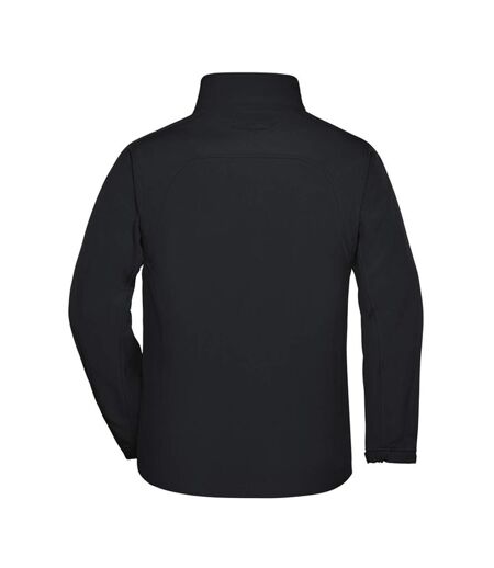 Veste Softshell Homme Noir James And Nicholson
