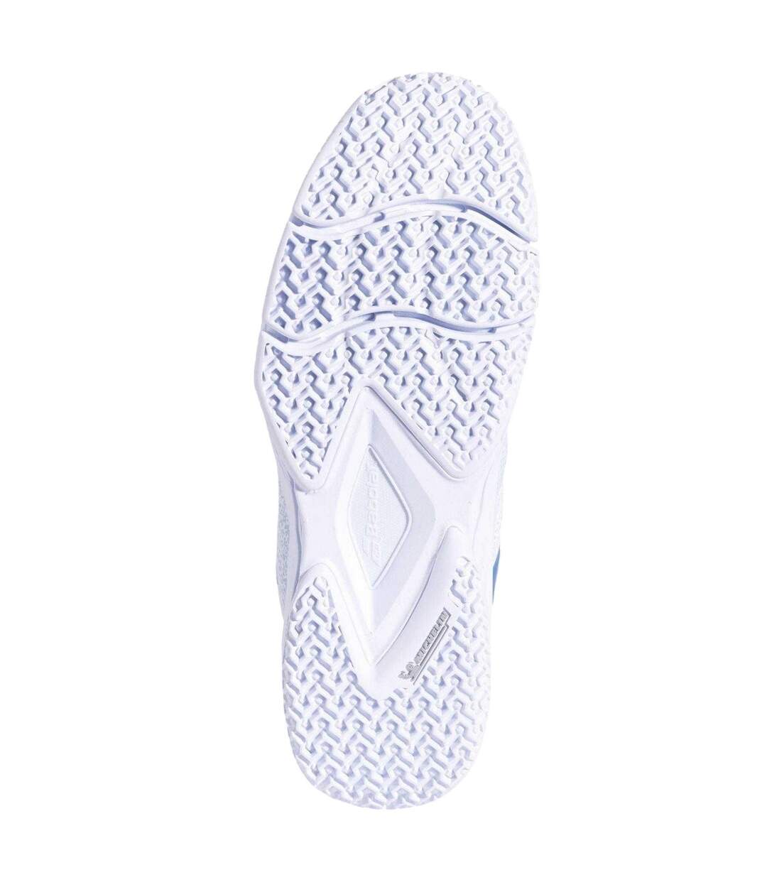 Womens/ladies Sensa Tennis Shoes White Cool Blue Babolat-3