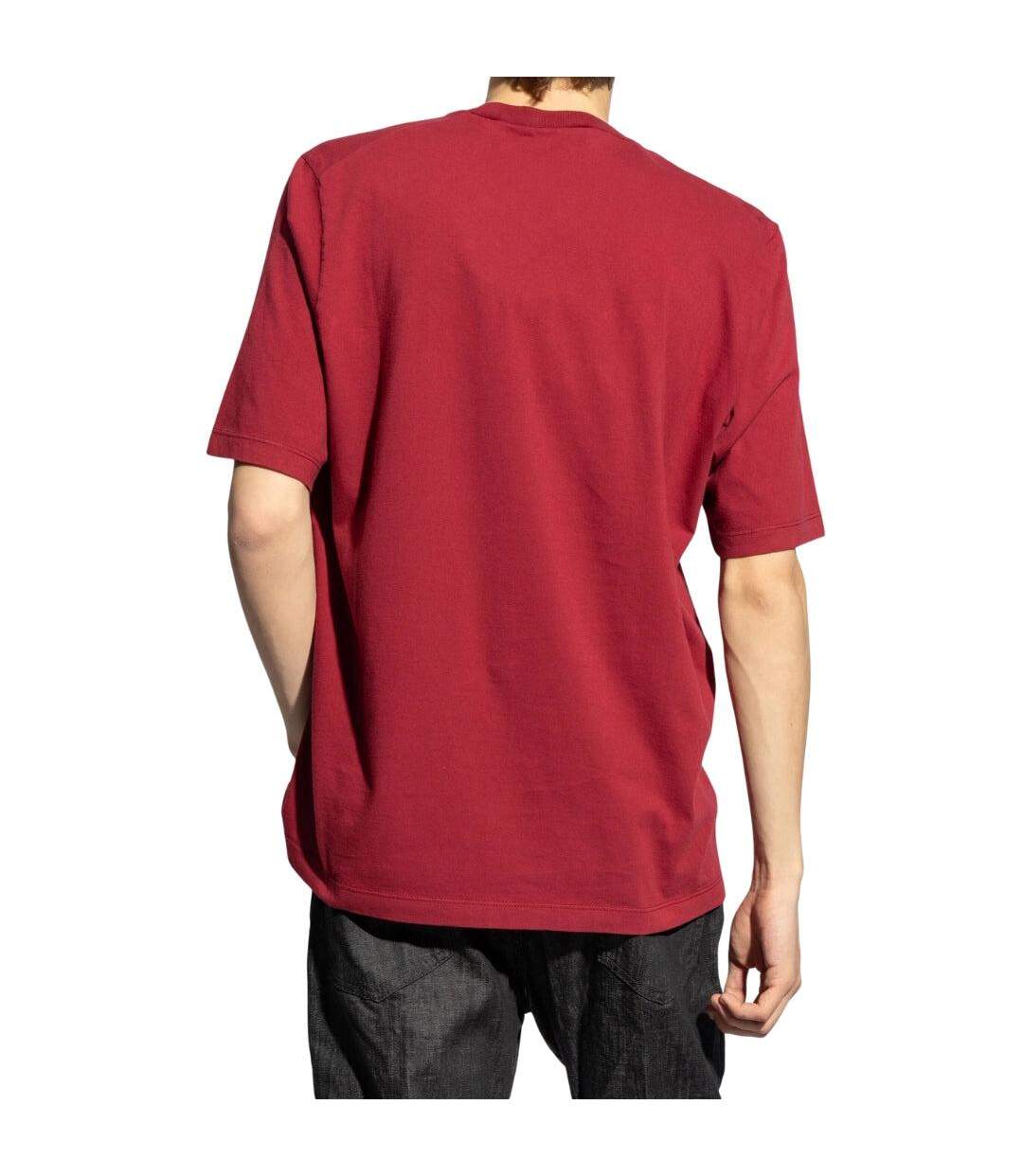 T-shirt Motif/style Logo Homme Rouge DSquared2-3