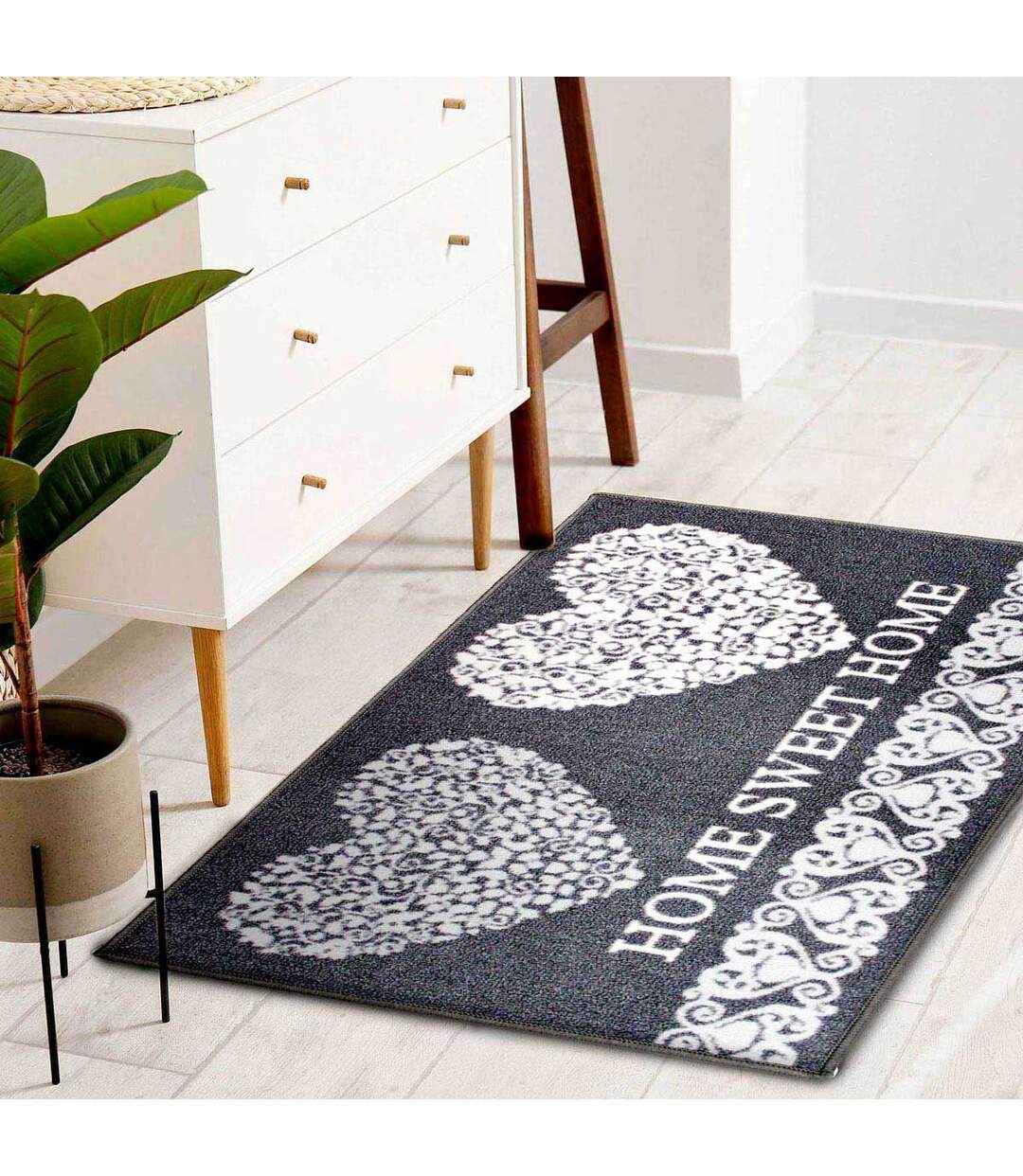 Tapis Déco Multi-Usage Mathilda 50x80cm Gris-4