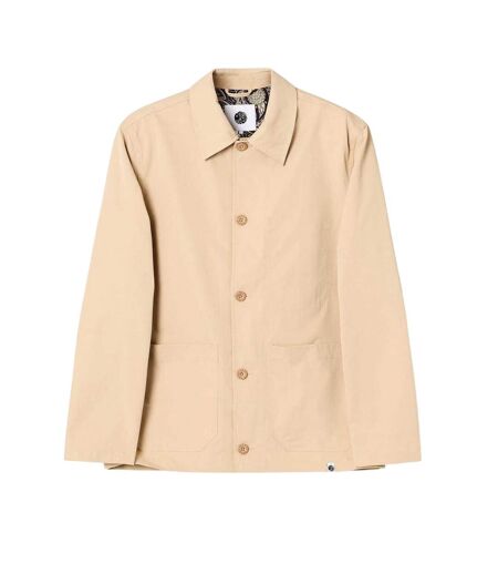 Surchemise Motif/style À Motifs Homme Beige Pretty Green