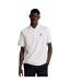 Mens micro argyle polo shirt white Lyle & Scott