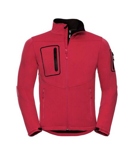 Russell Mens Sports Soft Shell Jacket (Classic Red)