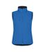 Womens/ladies classic softshell body warmer royal blue Clique-1