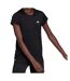 T-shirt designed to move colourblock femme noir / blanc Adidas-3