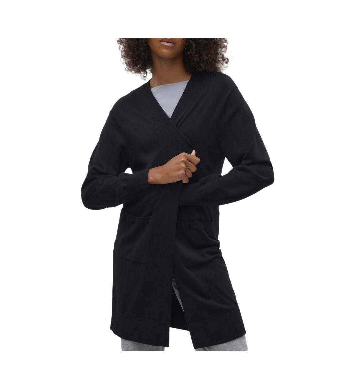 Gilet noir femme vero moda silje - l-1