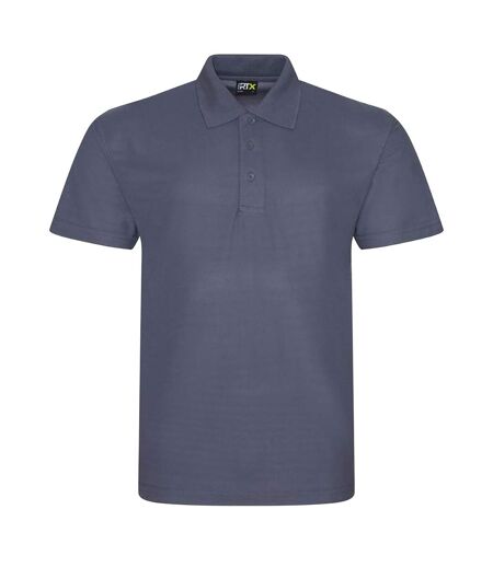 PRO RTX Mens Pro Pique Polo Shirt (Solid Grey)