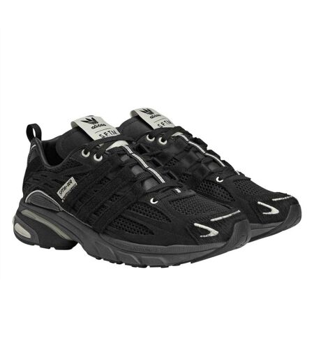 Mens Song For The Mute Leather Cushioned Trainers Black Adidas