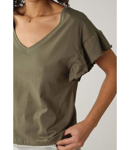 T-shirt basique fantaisie pour femme ORIA