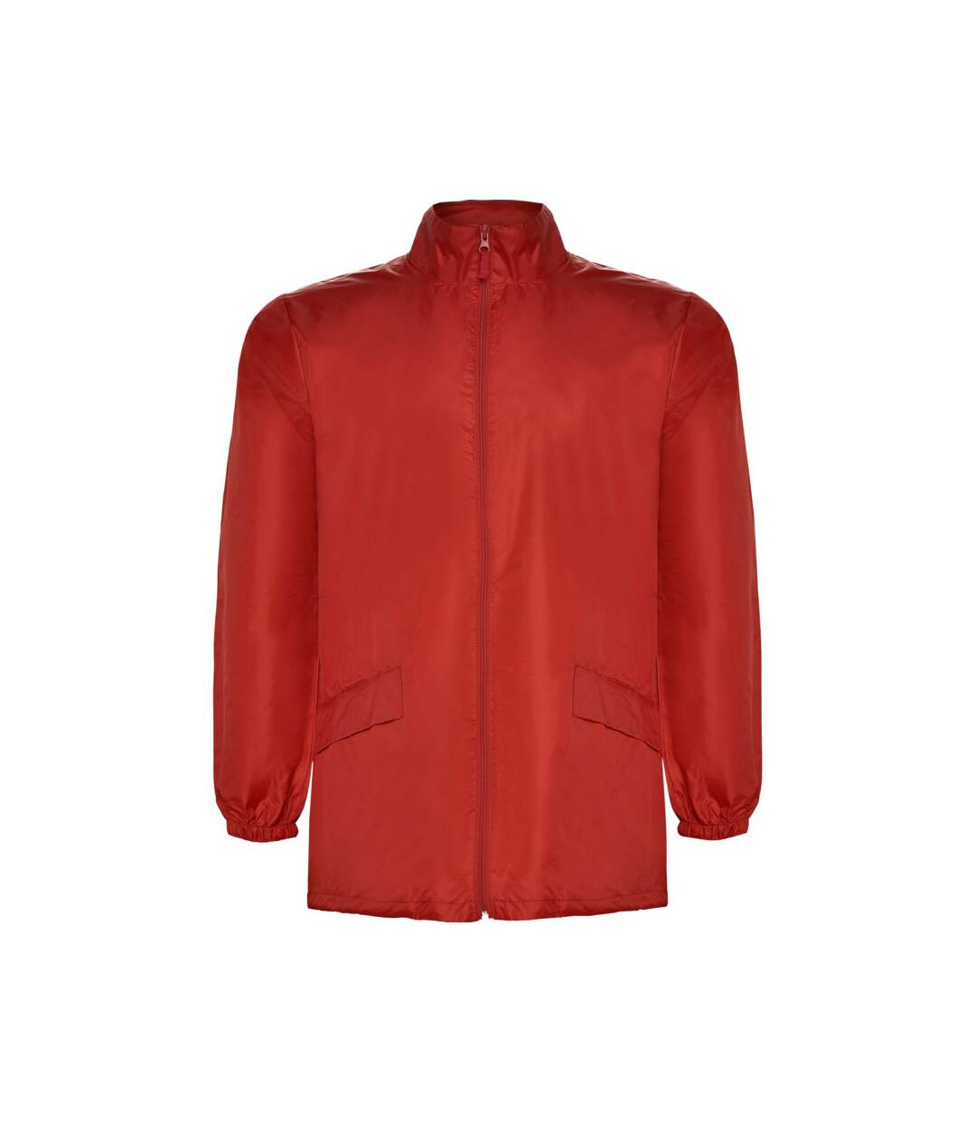 Unisex adult escocia lightweight waterproof jacket red Roly