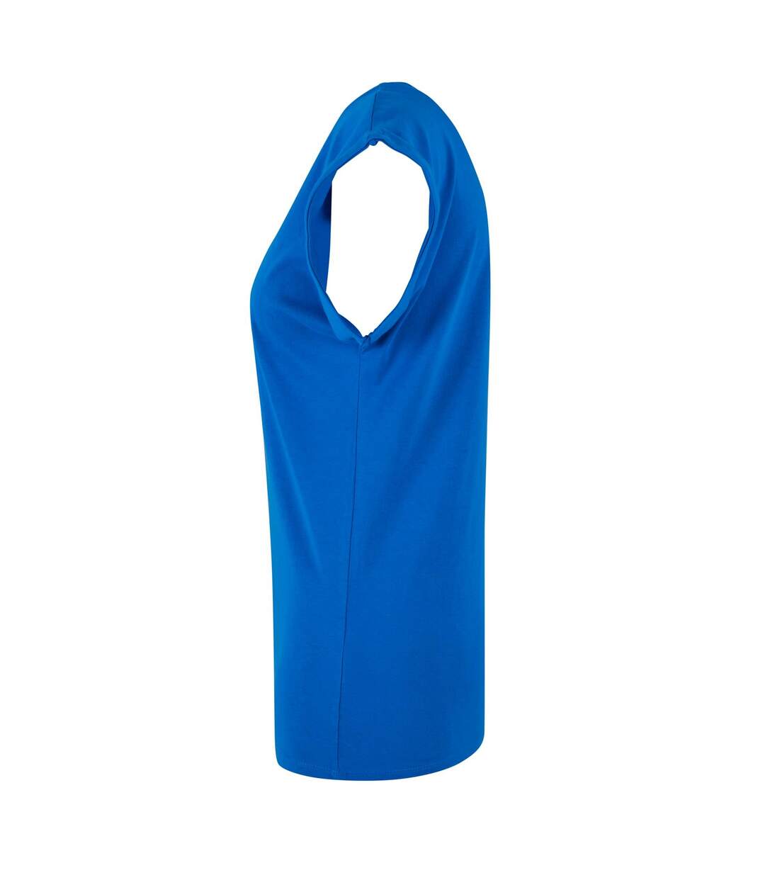 T-shirt Femme Bleu Vif Build Your Brand-4