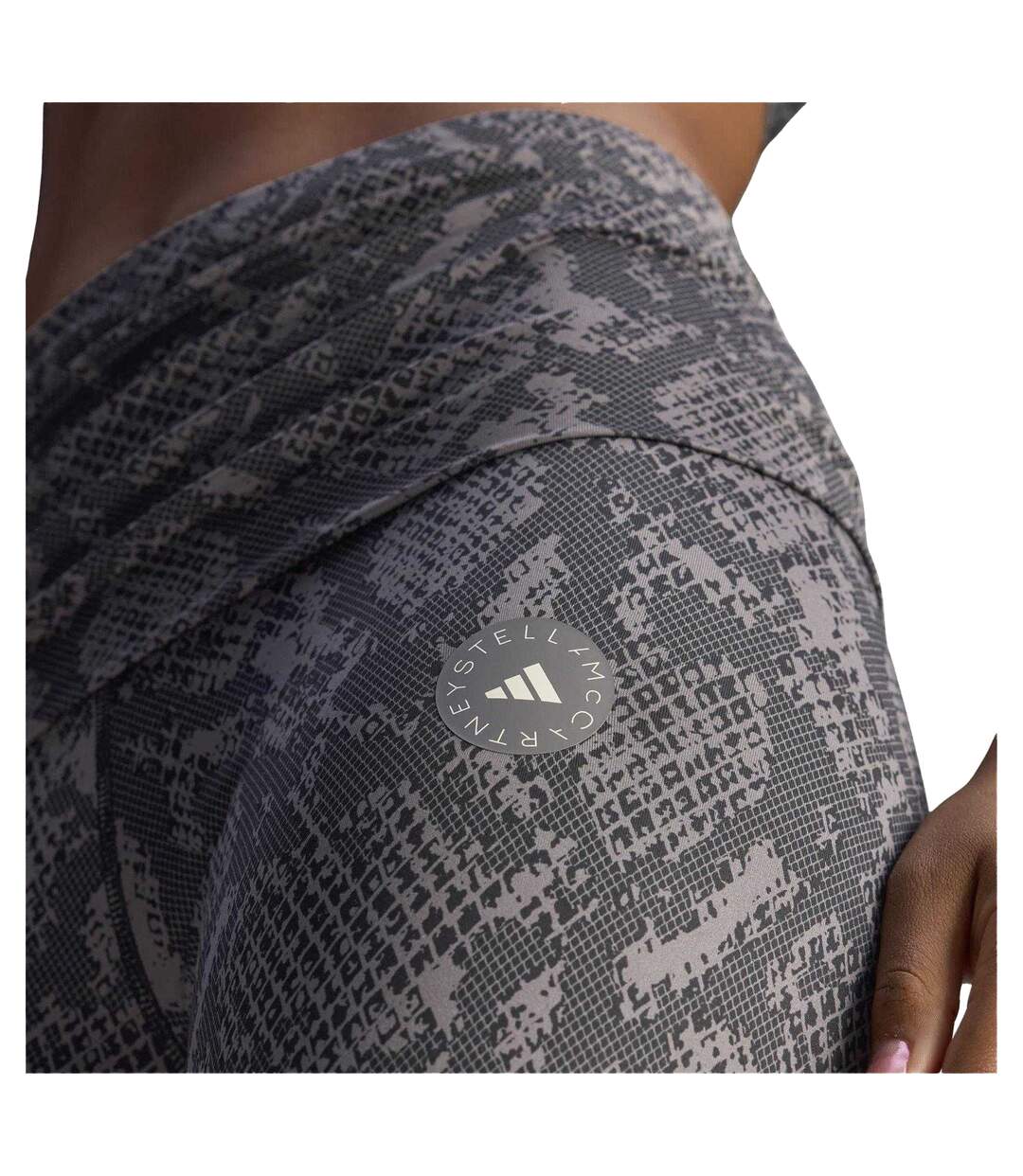Legging Motif/style Fendu Stella Mccartney Femme Vert Adidas-4