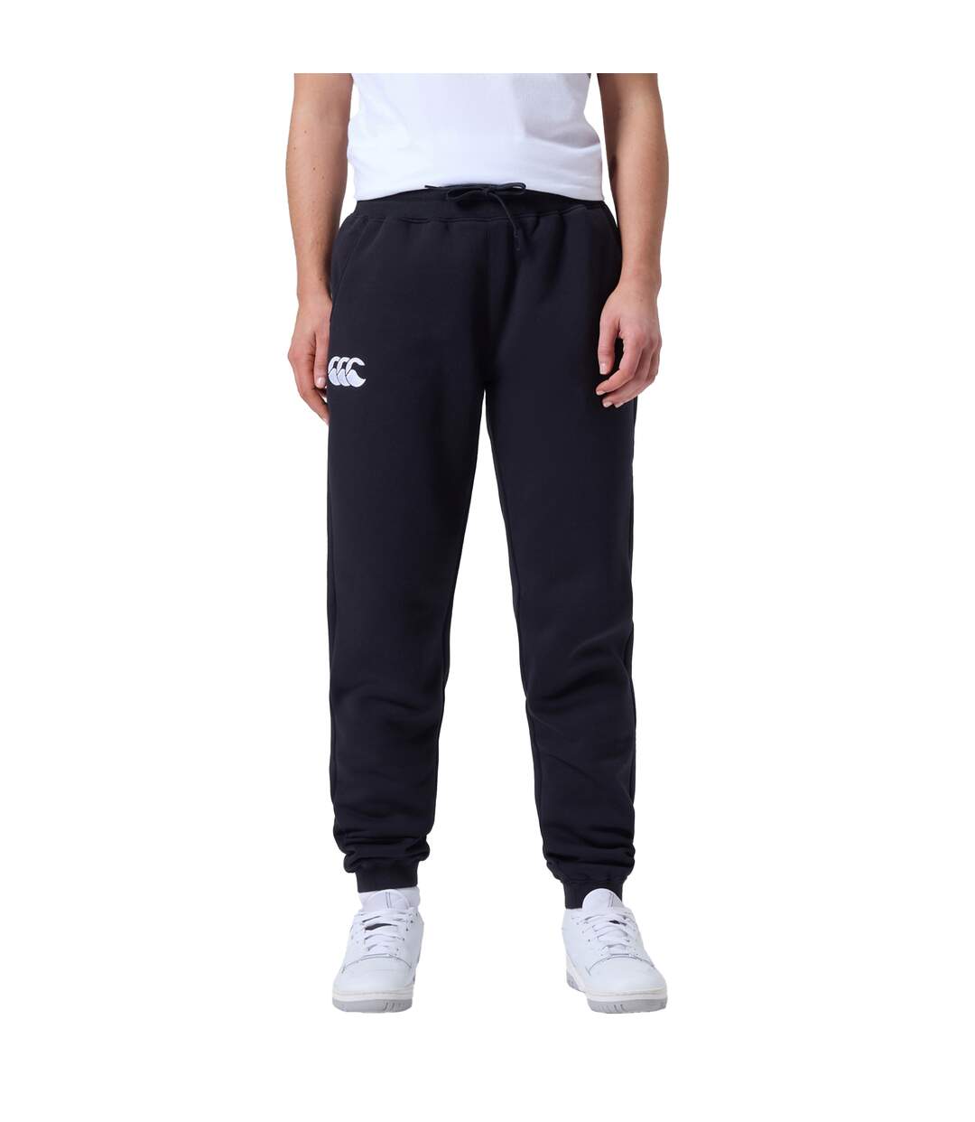 Womens/ladies Leisure Jogging Bottoms Black Canterbury-1