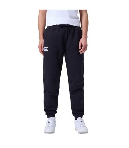 Womens/ladies Leisure Jogging Bottoms Black Canterbury