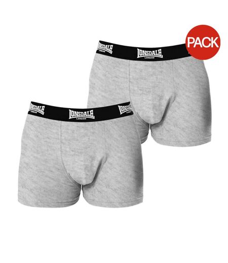 Lot De 2  Boxers Homme Gris Lonsdale