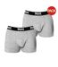 Lot De 2  Boxers Homme Gris Lonsdale-1