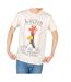 T-shirt Motif Feathers Mcgraw Motif/style Poster ´wanted´ Homme Écru Wallace And Gromit-1