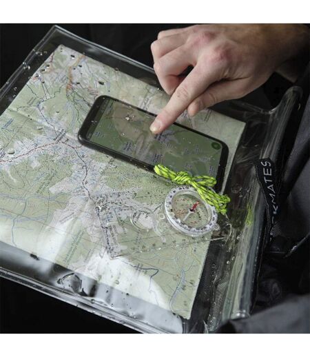 Dry Map Case Set Waterproof Hiking Walking Navigation Outdoor Kit Size (One Size)