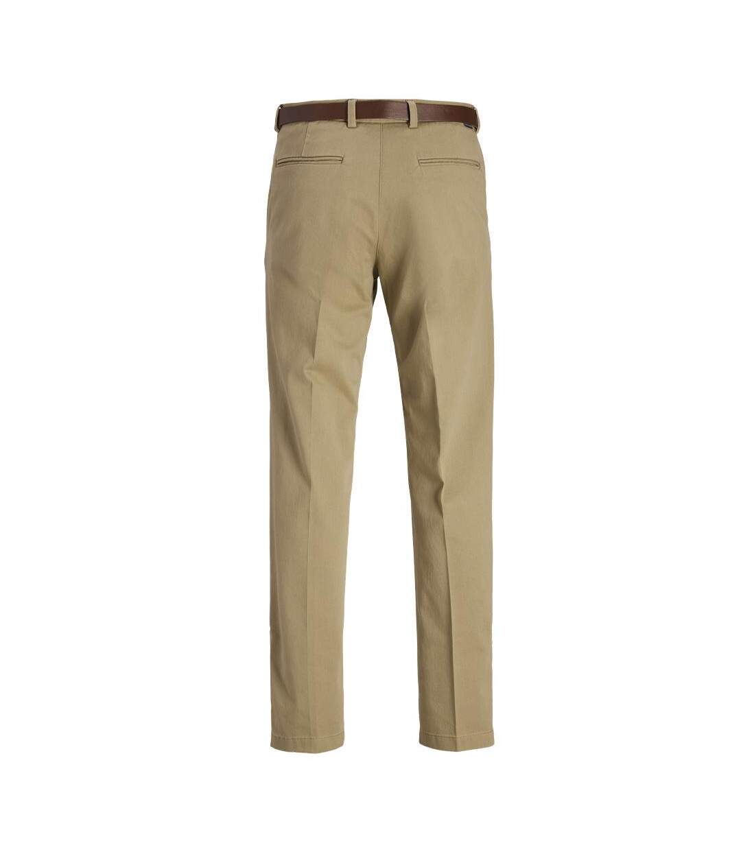 Pantalon fluide marron homme jack & jones tollie-3