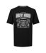 T-shirt Motif/style Voiture Hot Rod Homme Noir Threadbare-1