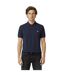 Mens Classic Embroidered Logo Polo Shirt Navy Jack Wills-4