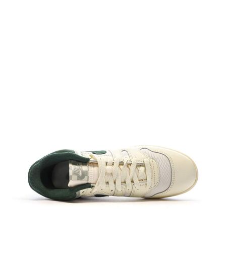 Baskets blanches/vertes homme nike attack