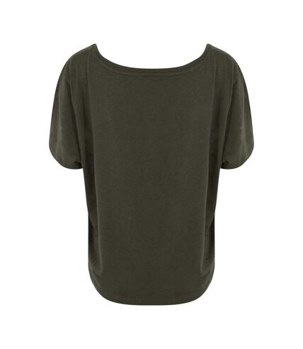 Ecologie Womens/Laides Daintree EcoViscose Cropped T-Shirt (Fern Green)