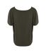 Ecologie Womens/Laides Daintree EcoViscose Cropped T-Shirt (Fern Green) - UTRW7669