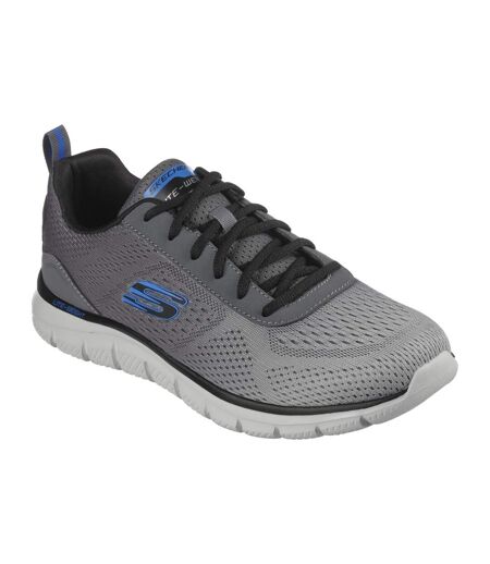 Mens track ripkent trainers charcoal/grey Skechers