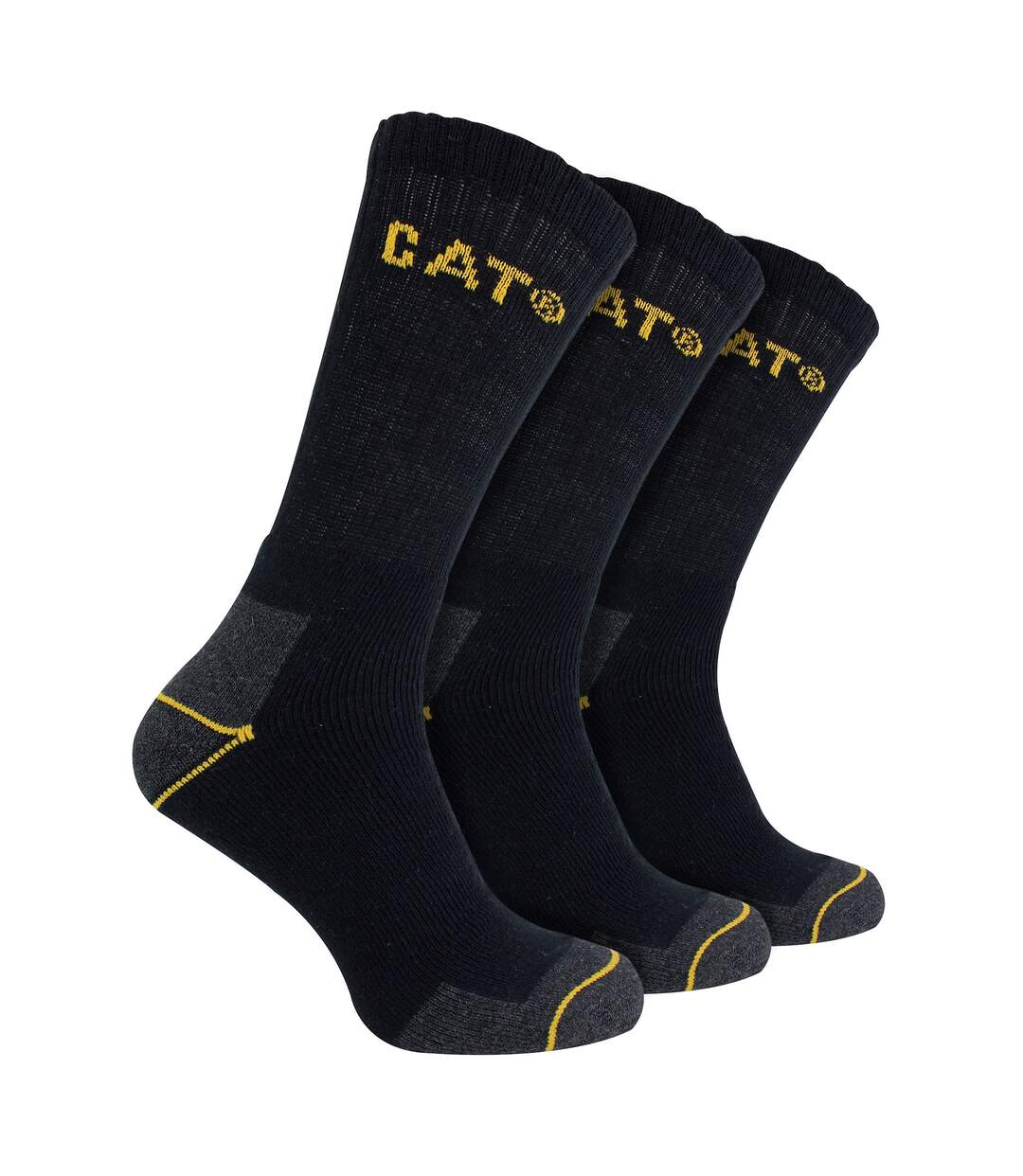 Mens 3 Pack Real Work Cotton Socks-1