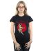 Disney Femme/Les femmes Mulan T-Shirt coton Dragon Circle (Noir) - UTBI16093-2