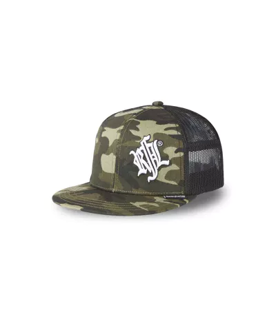 Casquette snapback visière plate camouflage et logo brodé Army Now Rock'n Free Life
