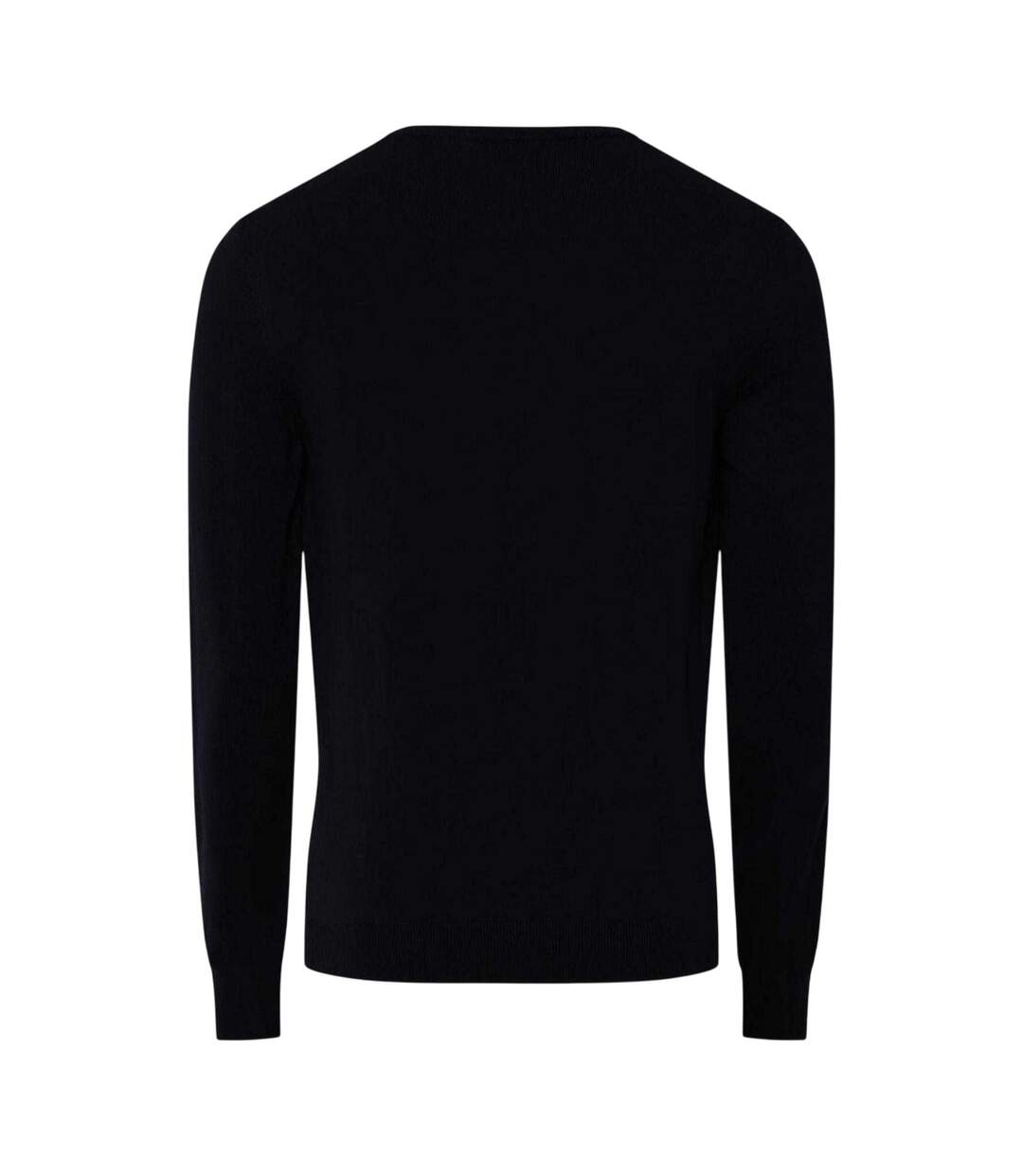 Mens Cotton Blend Crew Neck Jumper Blue Replay-2