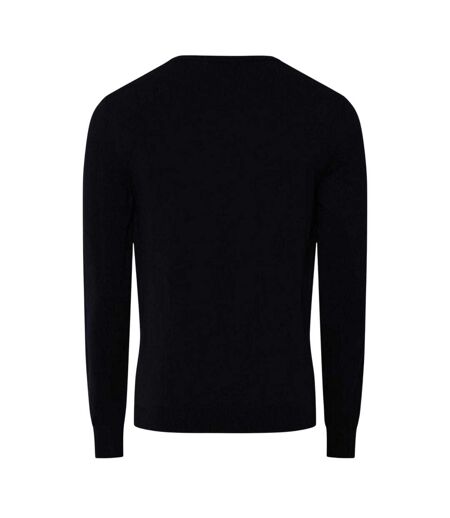 Mens Cotton Blend Crew Neck Jumper Blue Replay