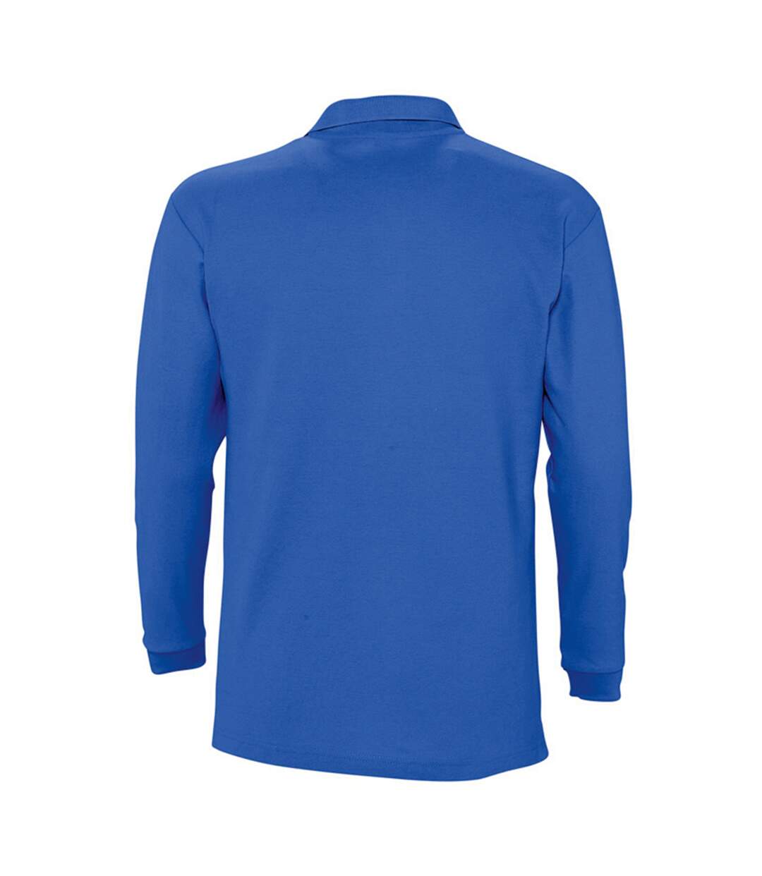 SOLS Mens Winter II Long Sleeve Pique Cotton Polo Shirt (Royal Blue) - UTPC329-2