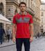 Polo homme WINCHESTER ROADSTER2 en coton rouge : donnez du dynamisme à votre look-5