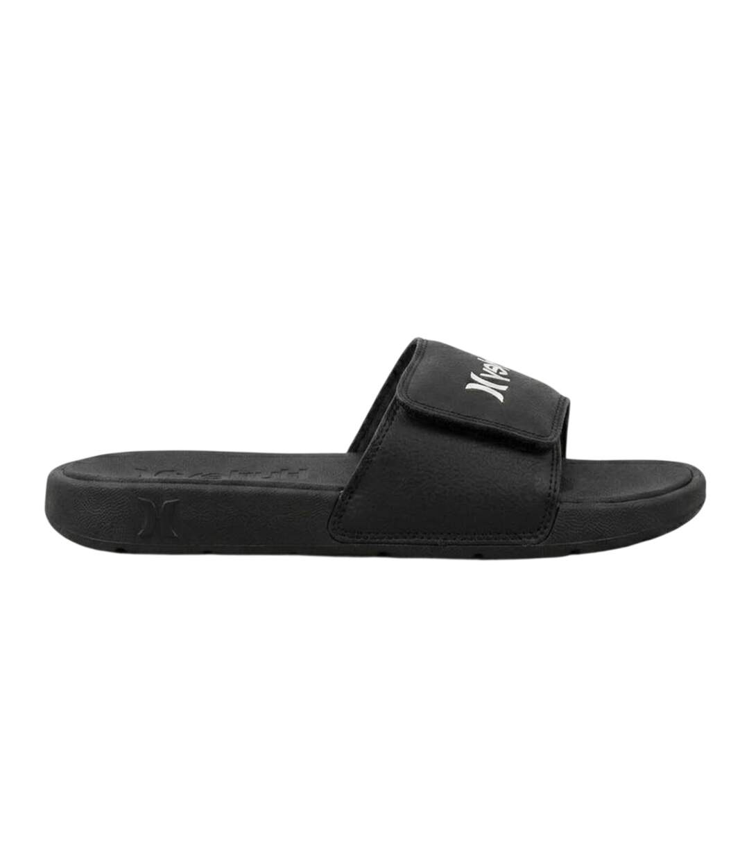 Mens Vel Sliders Black Hurley-1
