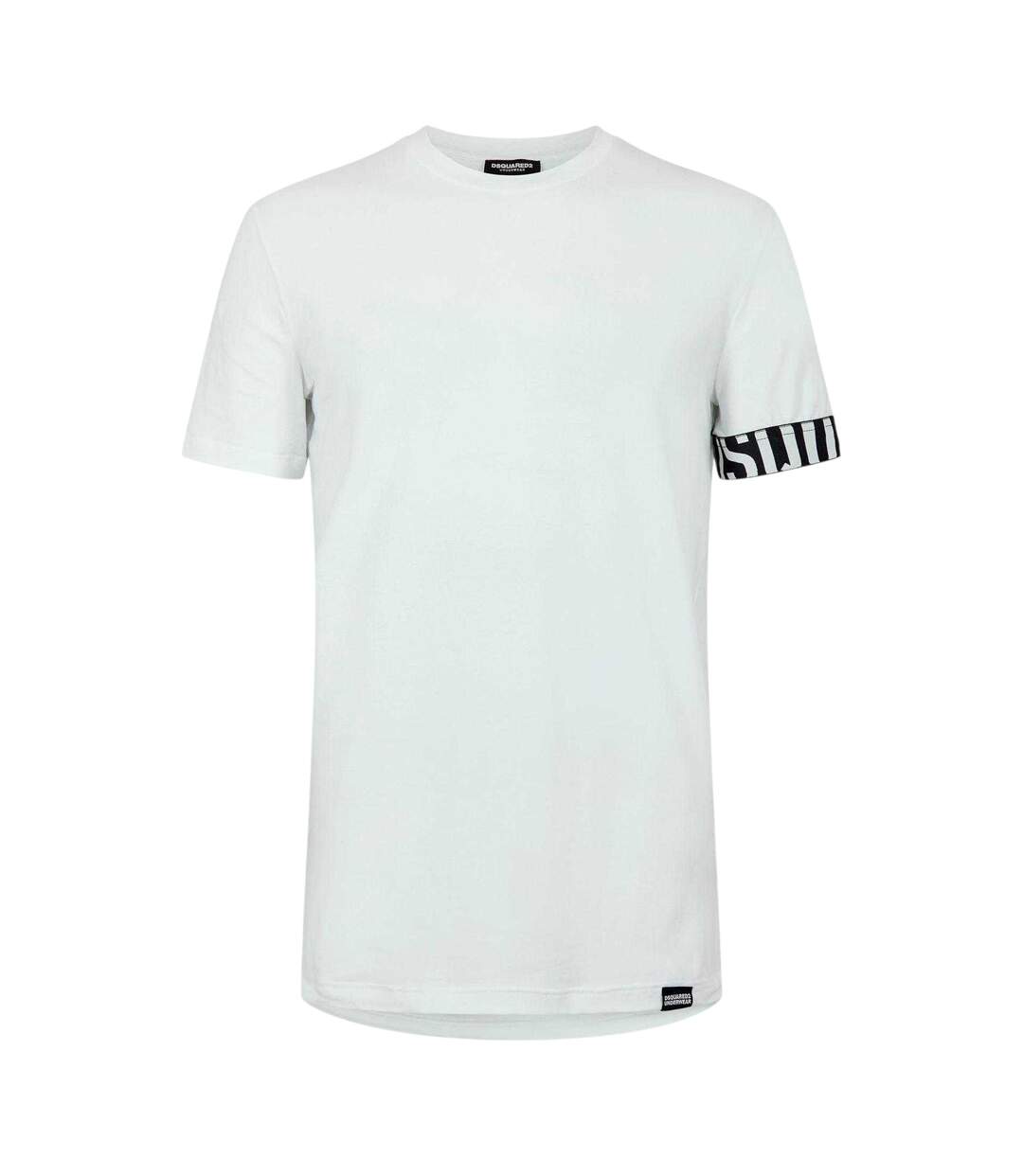 T-shirt Urban Homme Blanc Noir DSquared2-2
