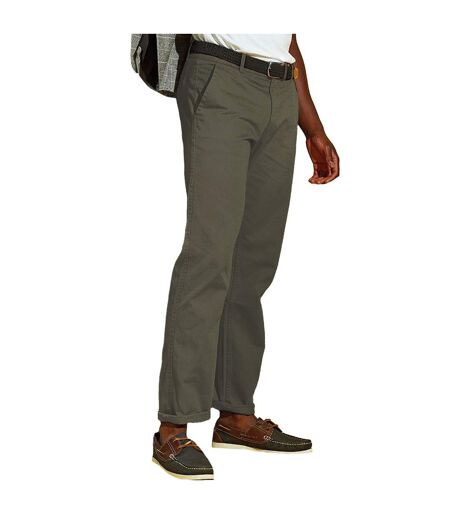 Asquith & Fox Mens Classic Casual Chinos/Trousers (Slate) - UTRW3473