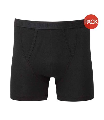 Boxers classic homme noir Fruit of the Loom