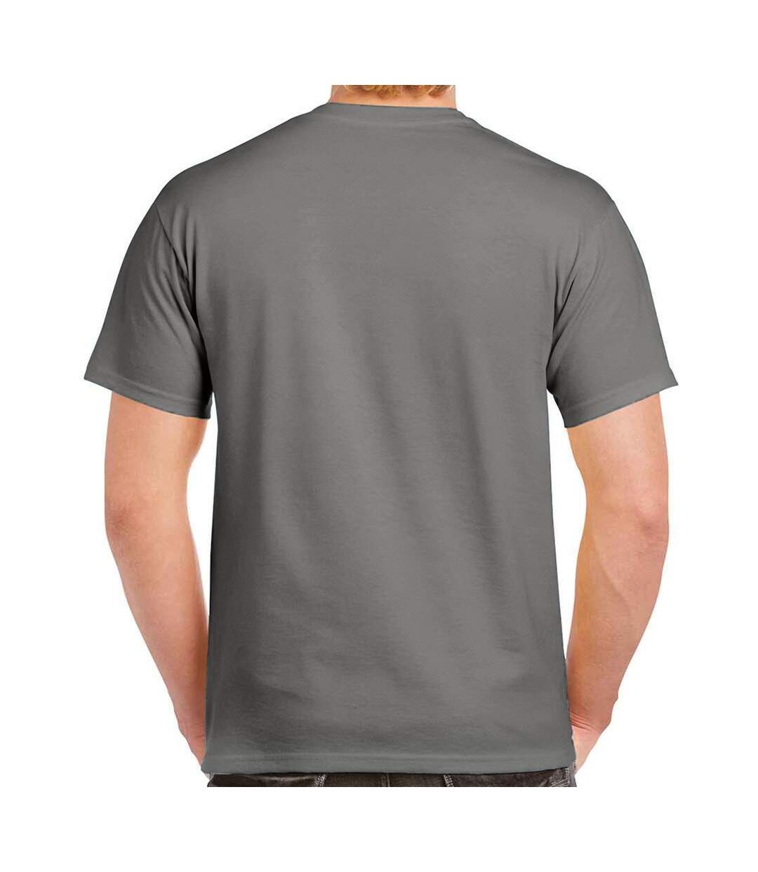 Unisex Adult Ultra Cotton T-shirt Charcoal Solid Gildan-2