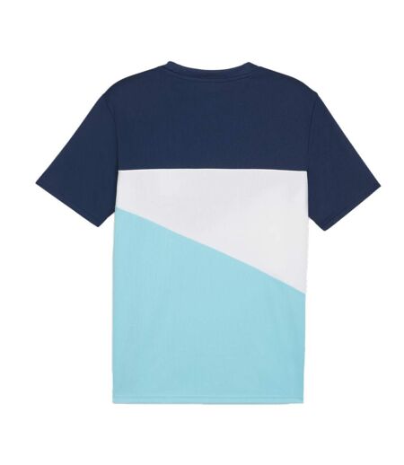 OM t-shirt bleu homme puma poly - s