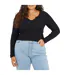 T-shirt Manches Longues Femme Noir Brave Soul-2