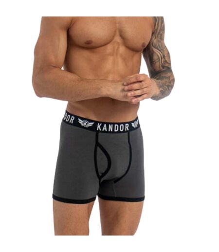 Boxers lingo homme noir Kandor