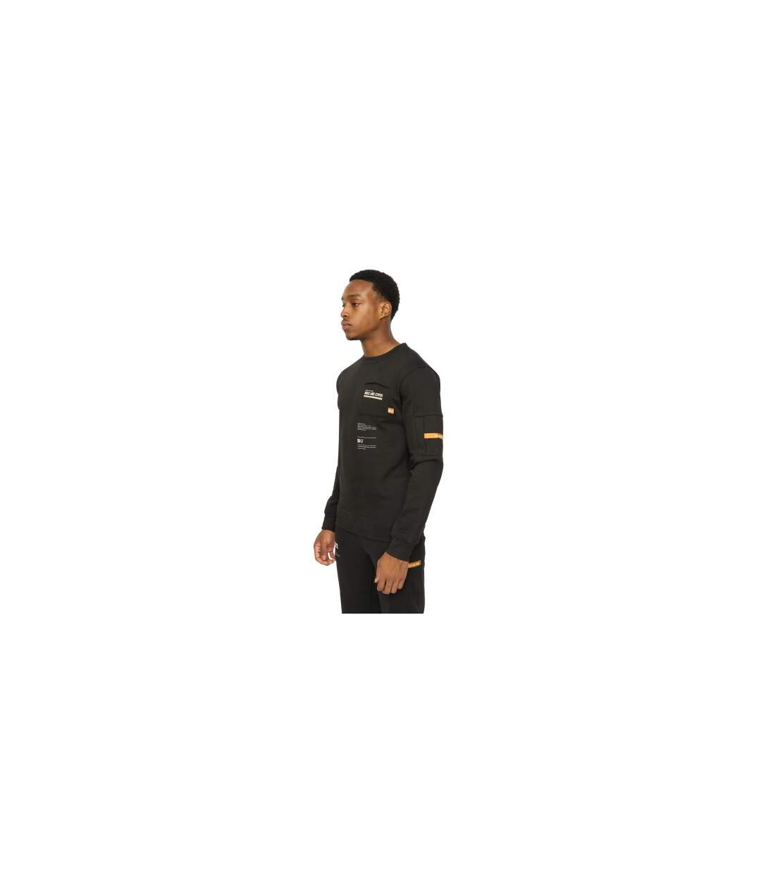 Sweat Applewood Homme Noir Duck And Cover-1