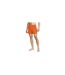Mens Embroidered Logo Regular Swim Shorts Orange Nike-1