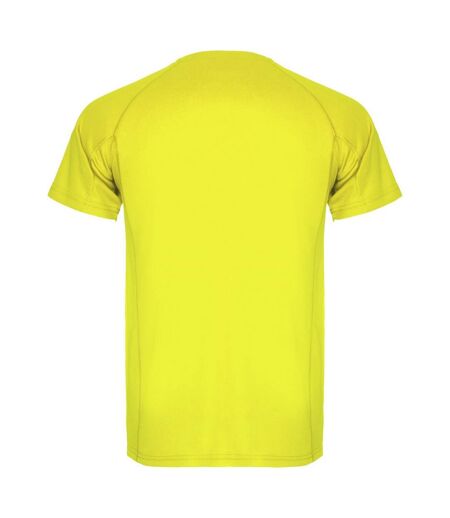 T-shirt montecarlo homme jaune fluo Roly