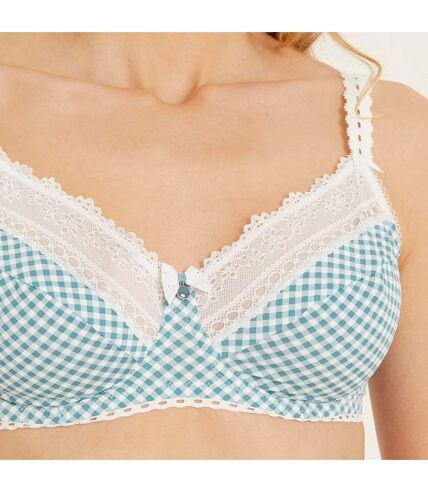 Soutien-gorge à armatures bonnet C, D et E vert Gaiété