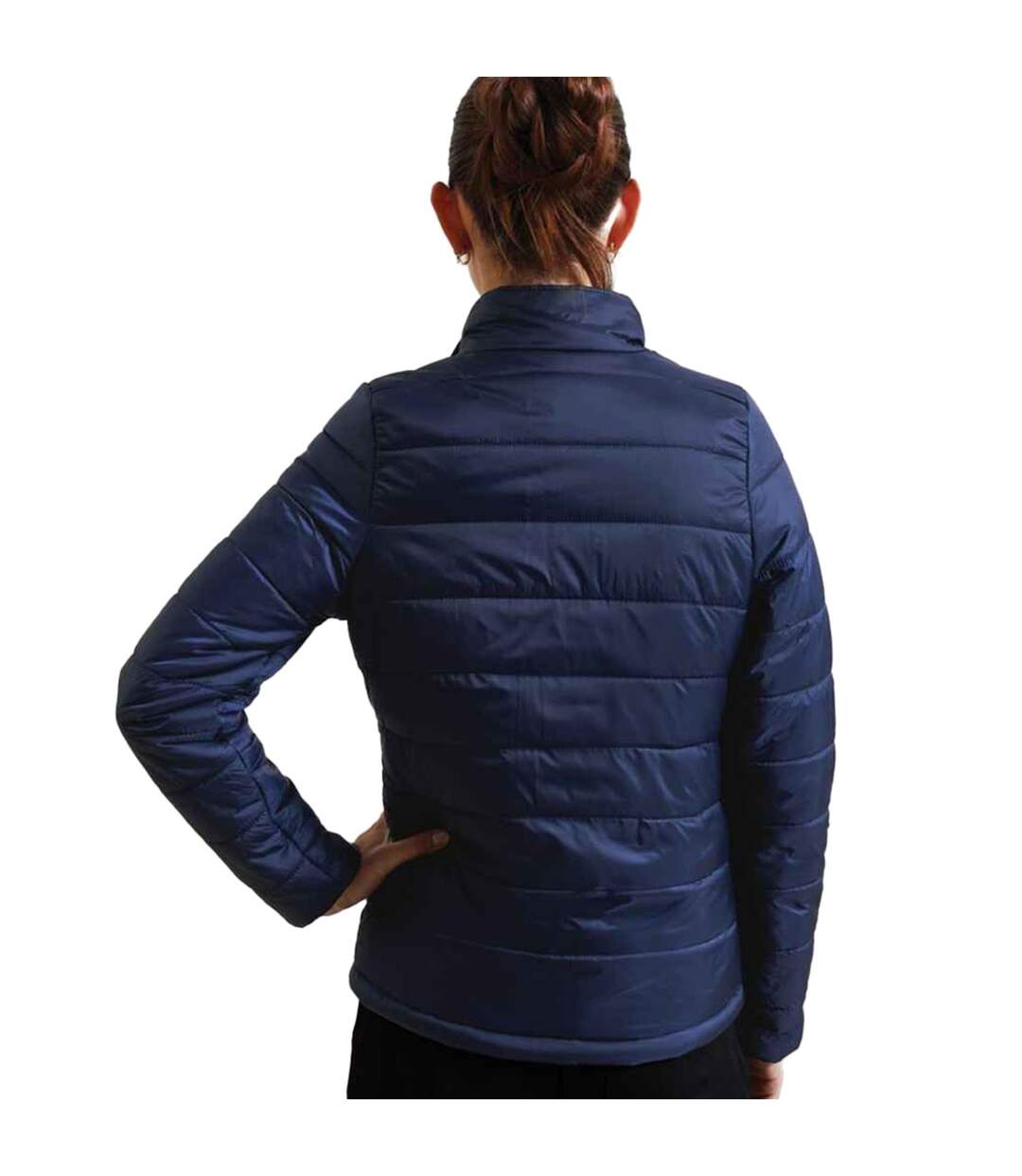 Doudoune matelassée recyclight femme bleu marine Premier