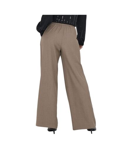 Pantalon fluide beige femme jdy dora